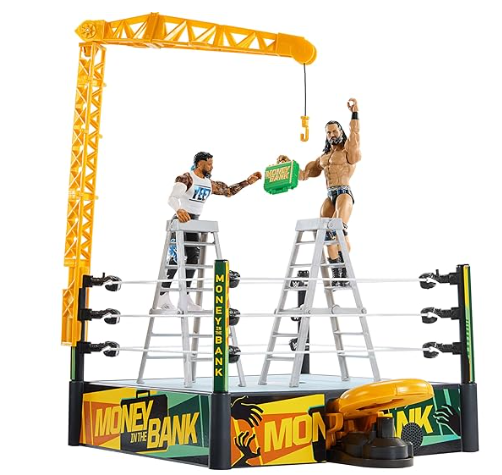WWE Money in The Bank Cash-in Ring Playset